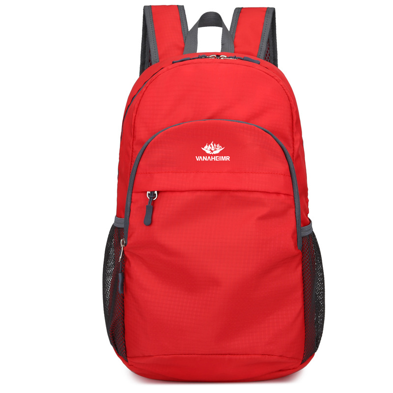 Mochila Mochila para estudiantes de viajes al aire libre Mochila plegable ligera Mochila de gran capacidad anti-salpicaduras Bolsos de moda para hombres y mujeres