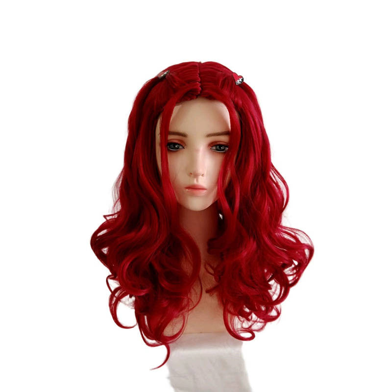 Descendants 5 Red Wig Descendants 5 Starlight Successor Cosplay Wig Female Long Curly Hair 2026 New Product