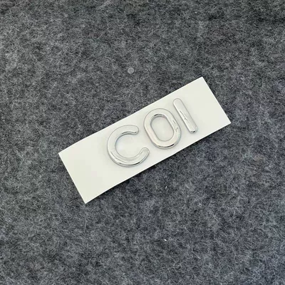 Suitable for the New Leapmotor C01 C11 C10 Car Logo Modification Black Warrior Decorative Sticker Front Logo Rear Lettering (Car logo) - standard-bright-silver-c01-one