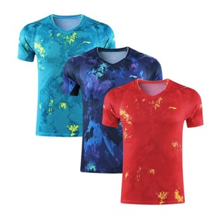 2025 New Table Tennis Suit New National Team Boys and Girls Quick-drying Breathable Round Neck Short Sleeve Clothing Badminton Suit