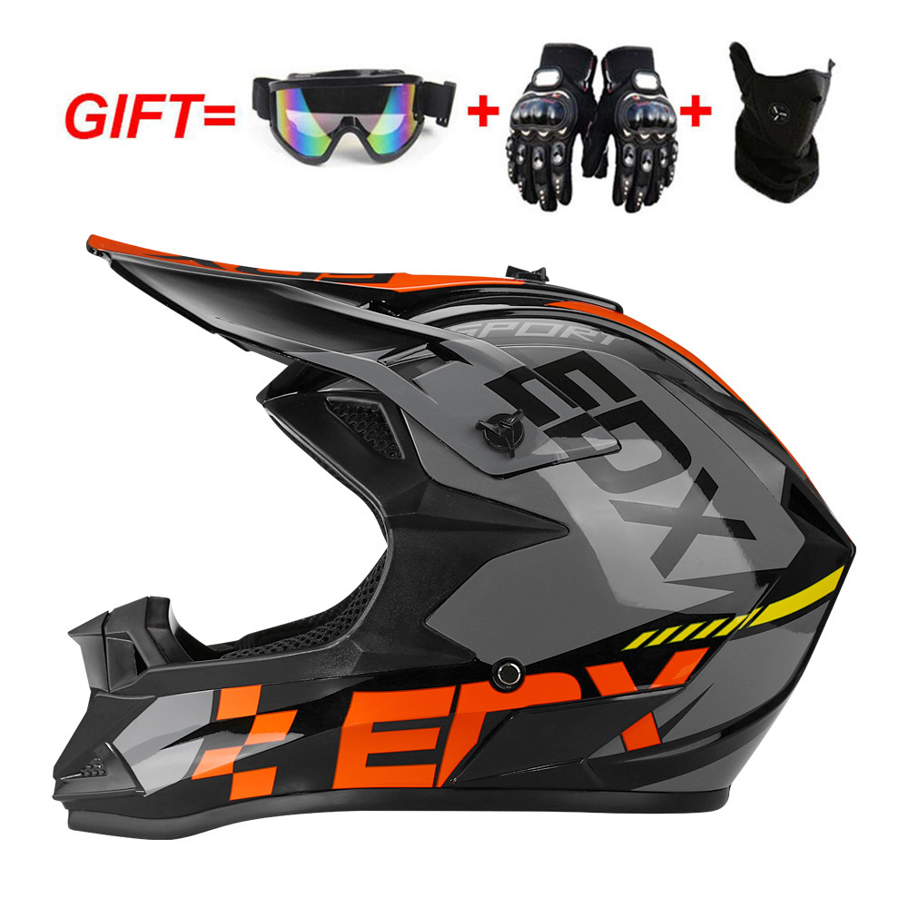 Bright black gray orange