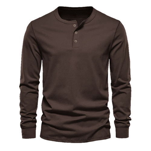 Men's Long-Sleeve T-Shirt, Fall Season, Loose Fit, Plus Size, Round Neck, Plain Color, Long-Sleeve T-Shirt for Men, Running and Training, Base Layer Top