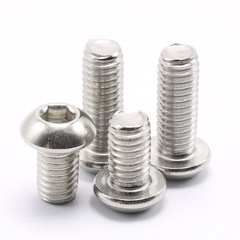 304 stainless steel mushroom head hex screw ISO7380 round head M6/M8/M10 round head hex