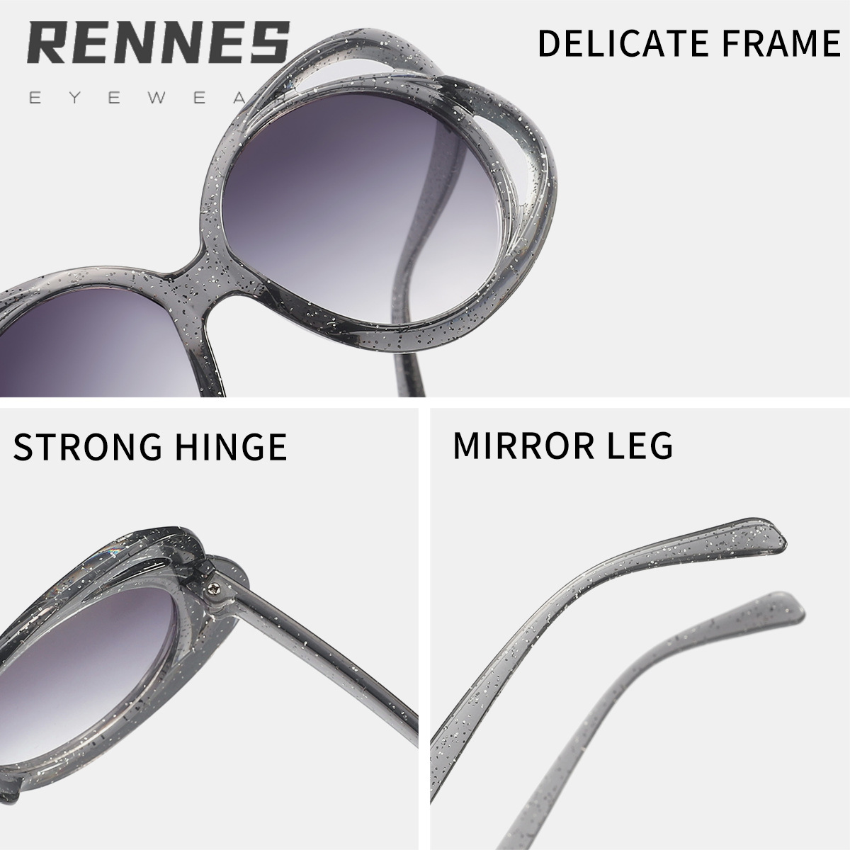 Nuevo estilo para niños, Europa, América, Y2K, nuevo diseño, personalidad, marco de mariposa hueca, gafas de sol, gafas de sol esenciales