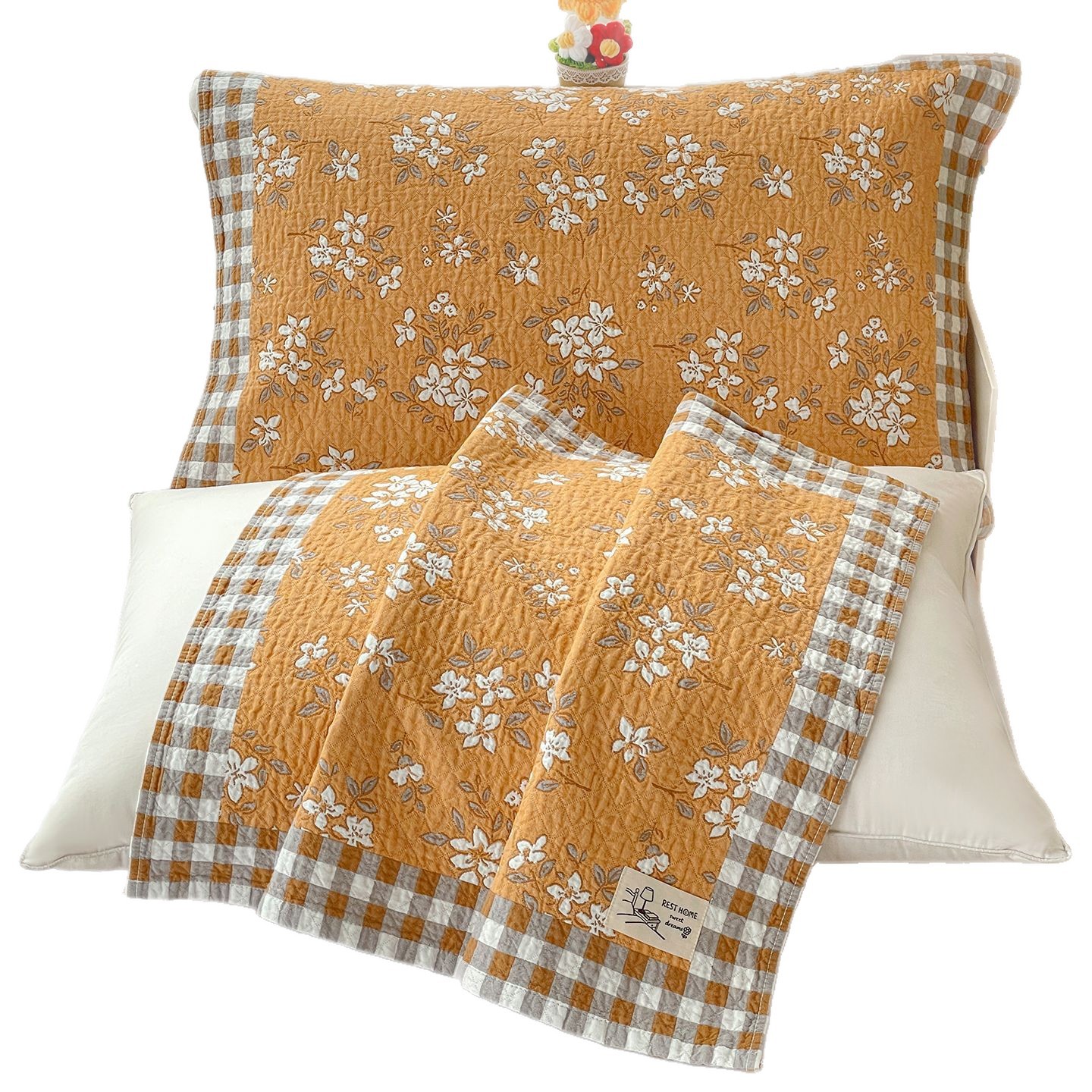 Cross-Border Aa Pure Cotton Gauze Pillow Cover for All Seasons, Adult Student Cotton Pillow Cover Factory Direct Supply Dropshipping