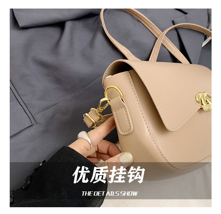 Fashionable and versatile small square bag, new autumn and winter style work and commuting bag, women's bag, simple single-shoulder bag, women's crossbody bag undefined