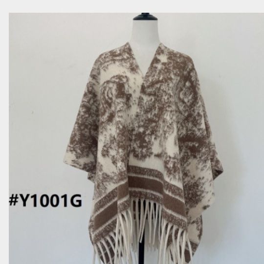 45-89 Tinta pintada capa gruesa caliente de color contrastante otoño invierno nuevo bufandas de capa de bordilla nacional chal a cuadros