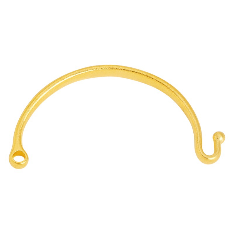 DIY accesorios de la joyería media pulsera accesorios de pulsera nueva pulsera hecha a mano material de cuentas de cobre joyería al por mayor de suministro