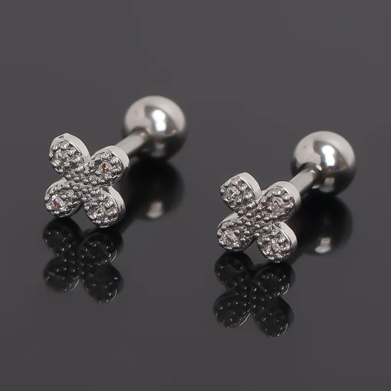 Модные серьги, конструктор, цветочки, оптом