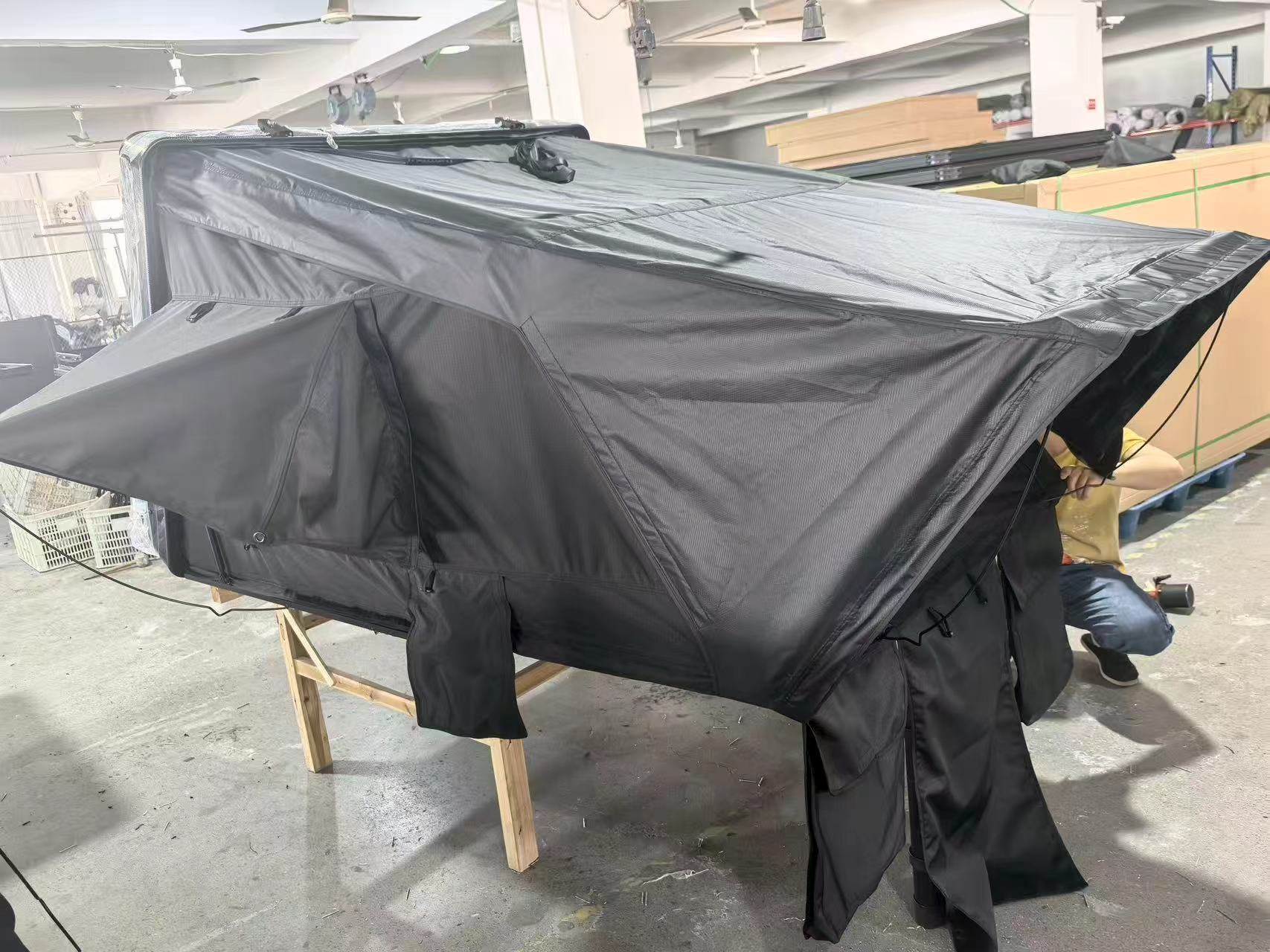 Car Roof Tent Bed, Fully Automatic, for Self-Driving Tours, Hard-Top, Outdoor Skylight, In-Car Folding Tent, for Self-Driving Trips