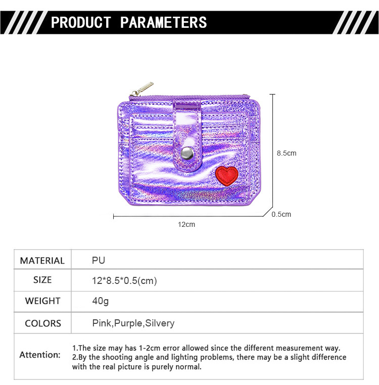 Koreanischer Laser-pu-kartenhalter display picture 14