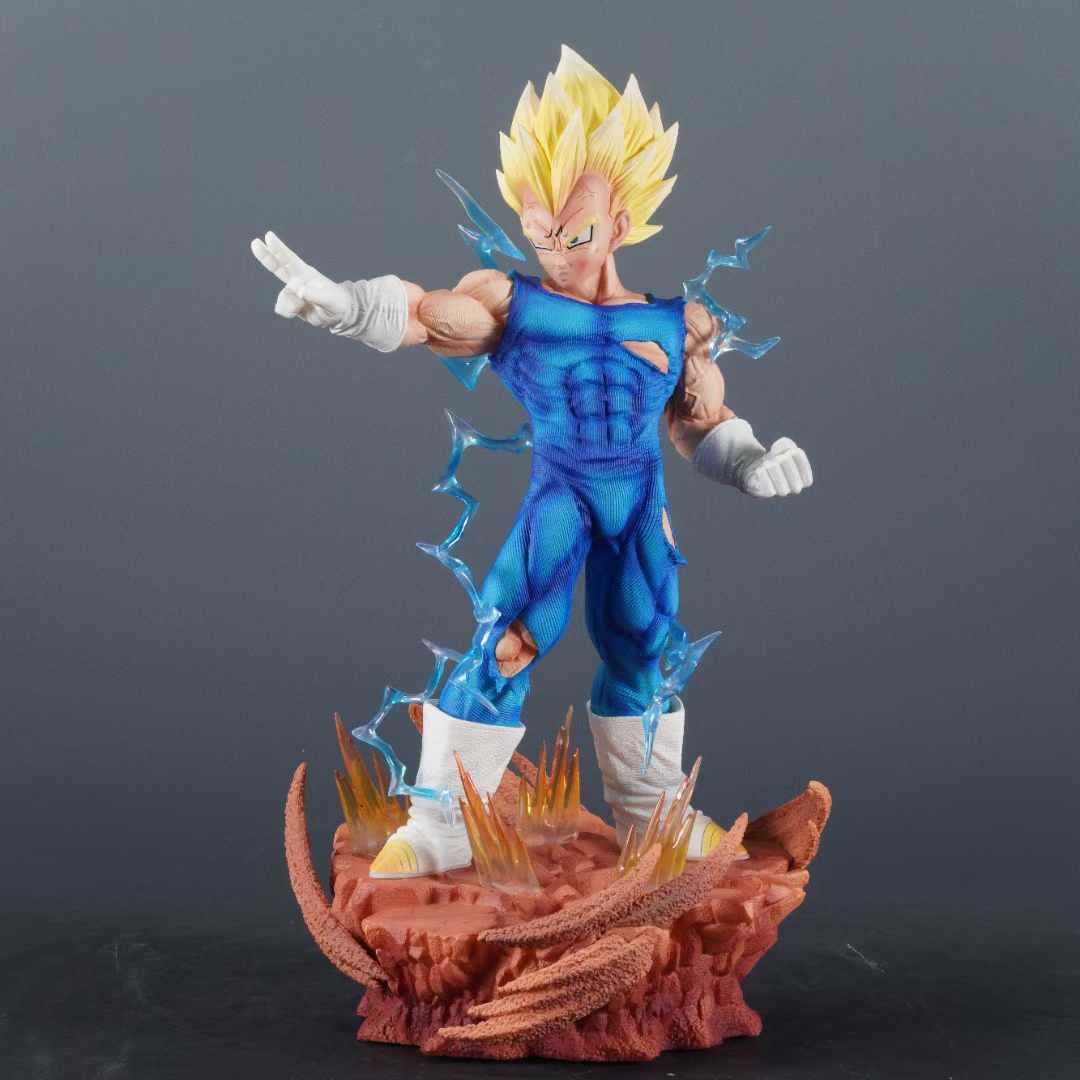 드래곤 볼 무한 시작 DEMON VEGETA GOKU GK 손으로 만든 장면 모델 조수 놀이 장식품 선물 수제 재고