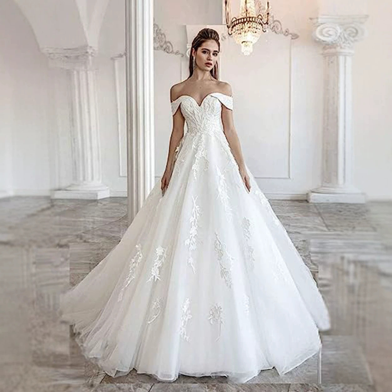 One-Shoulder Wedding Dress 2026 New Summer Bridal Lace Slim-Fit Trailing Luxury A-Line Wedding Gown