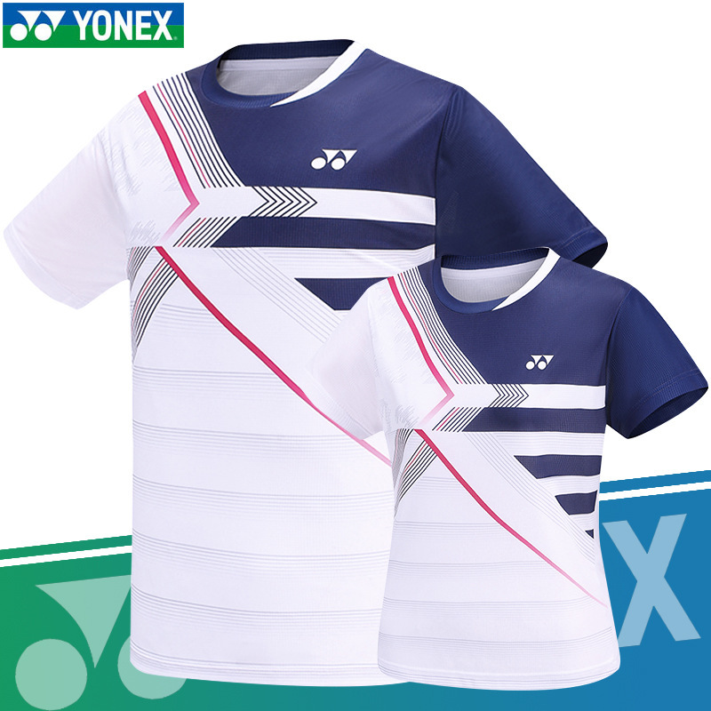 Yunnix yy badminton suit competition suit sports short-sleeved T-shirt quick-drying 110143BCR/210143BCR