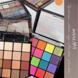 Матовая база под макияж, коробка для косметики, блестки для ногтей для макияжа глаз, комплексные водонепроницаемые палетка теней, тени для век для многоразового использования