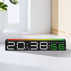新しいクリエイティブ LED 電子時計シンプルな目覚まし時計ピックアップライト時計電子時計ベッドサイドの装飾品 6673