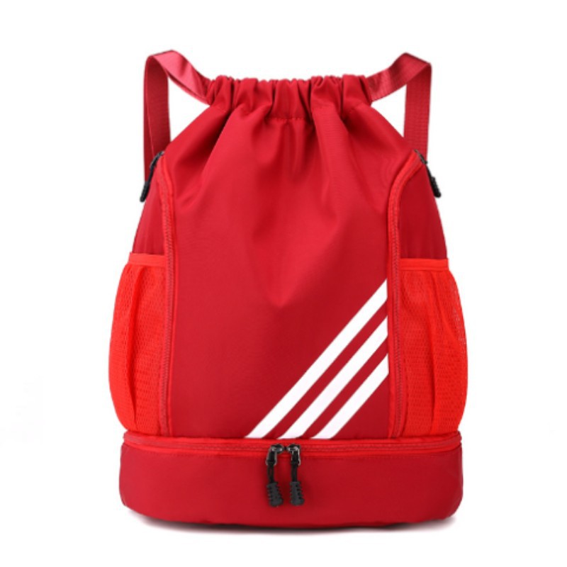Bolsa de baloncesto bolsa deportiva natación viaje al aire libre fitness mochila bolsillo de ocio cordón de separación seco y húmedo