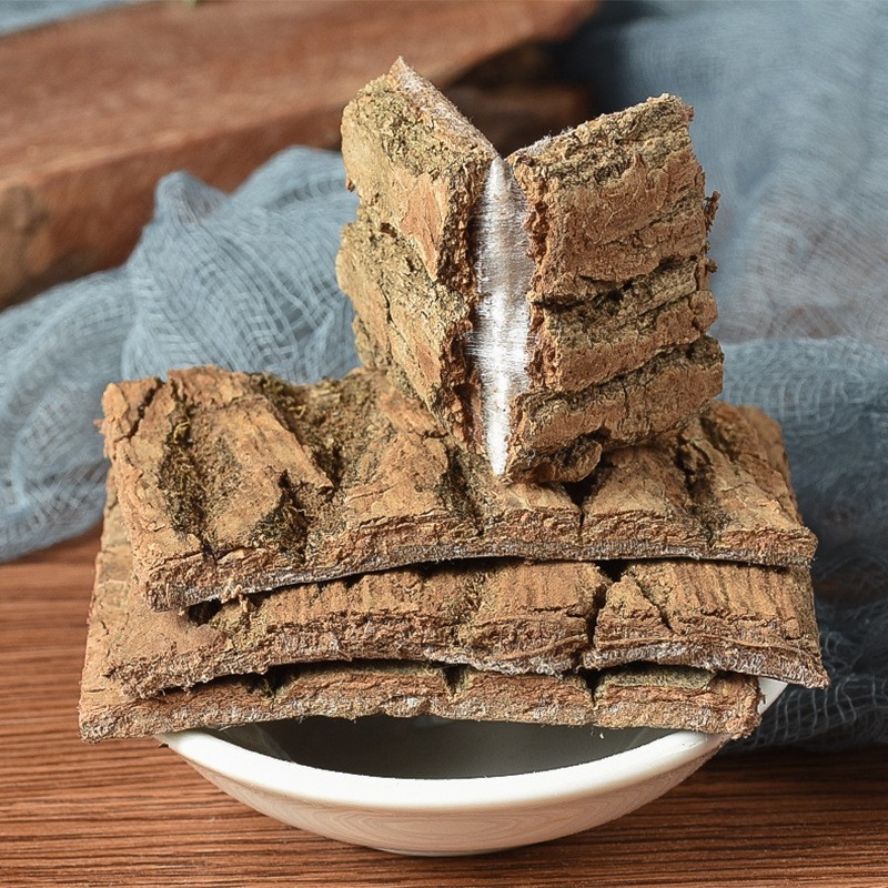 Dried Eucommia Bark Du Zhong 100g Bottle TCM Herbal Tea and Decoction Ingredient in use