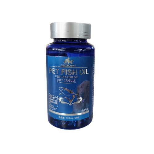 Deep-sea fish oil for cats, special hair care and skin care for cats and dogs, pet anti-hair loss lecithin capsules, cod liver oil