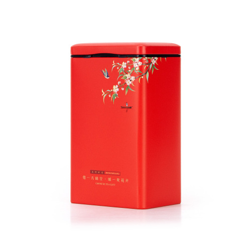 Tea can tin box black tea green tea universal metal sealed can portable tinplate empty box