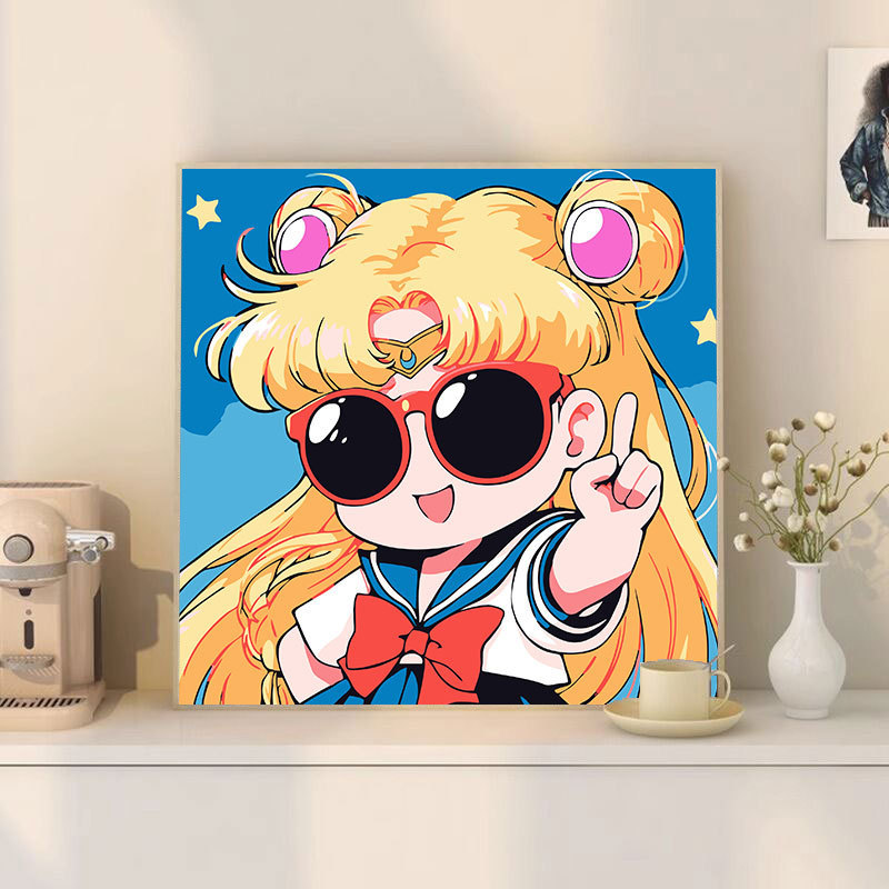 ズートピア diy デジタル油絵手描き着色ジュディニック周辺アクリル油絵メーカー卸売|undefined