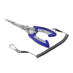 Multi-functional spinning clip stainless steel straight point lure fishing clip PE fishing line scissors hook remover fishing tool