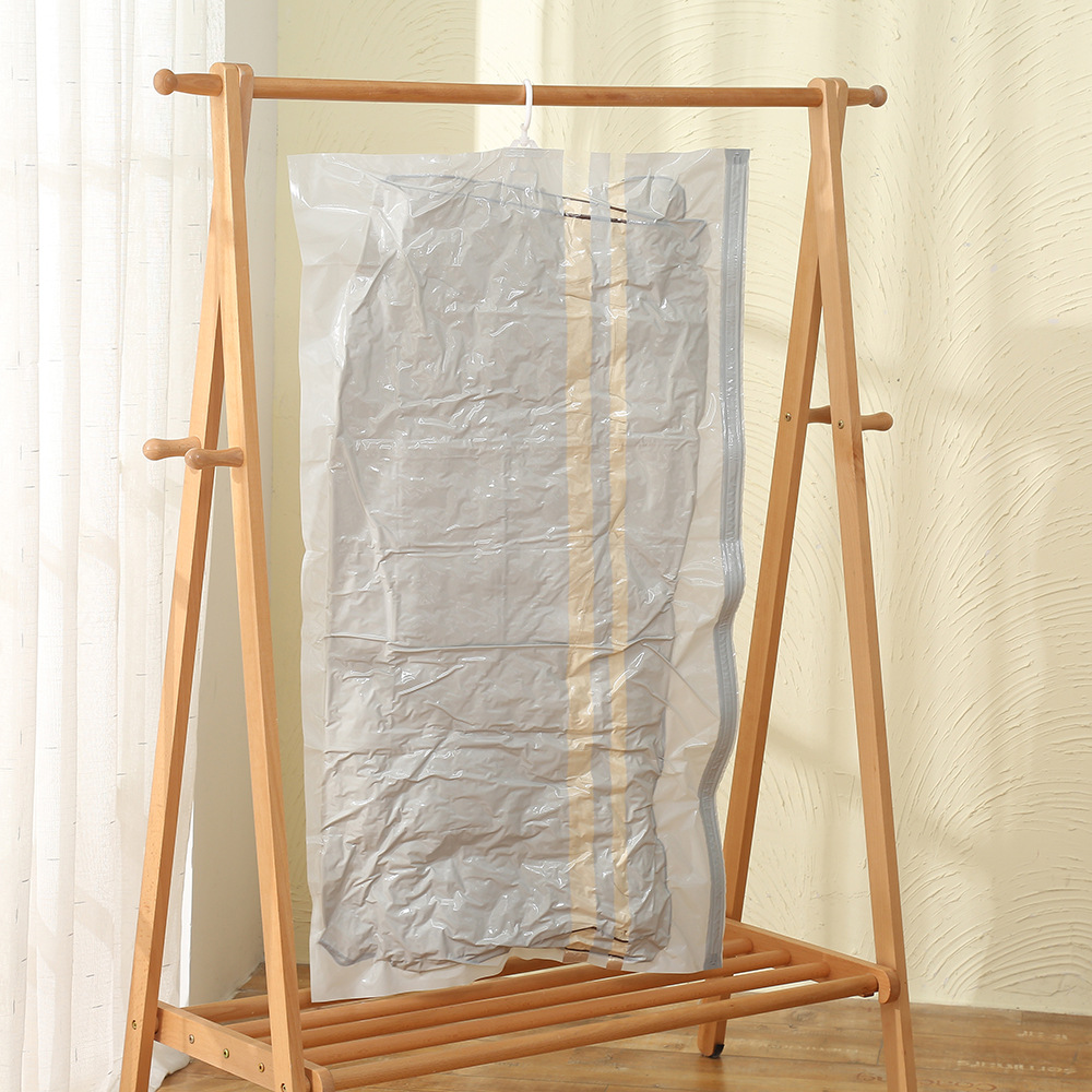 Vacuum Storage Bag Household Compression Bag Air Extraction Large Clothes Quilt Storage Bag Hanging Vacuum Finishing Bag