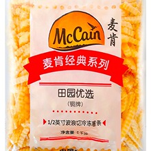 麦肯波浪薯条KF麦当波浪曲薯条冷冻波纹薯条油炸波浪半成品2kg