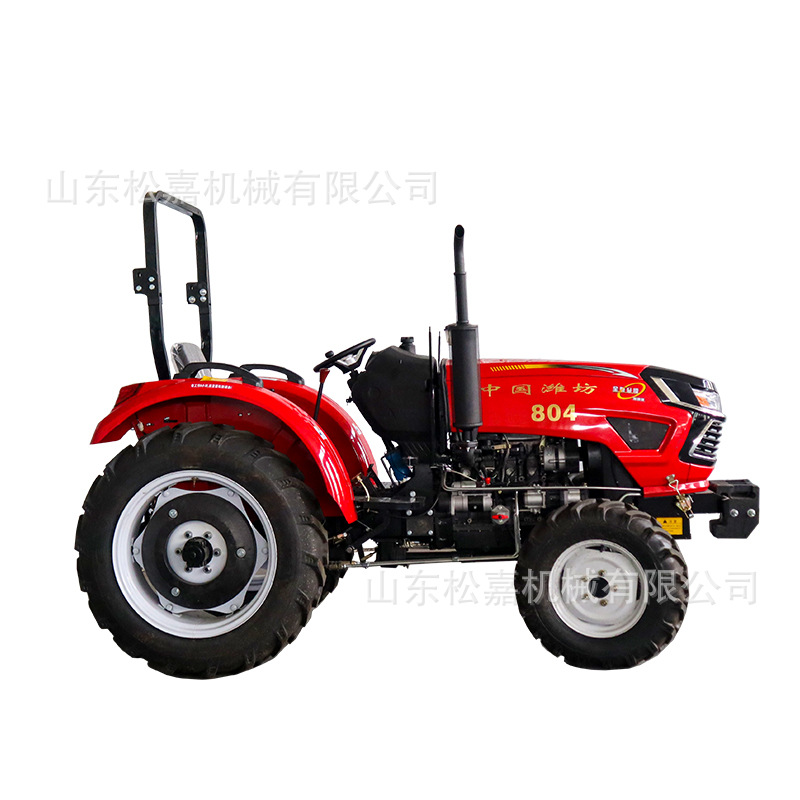 Tractor agrícola de bajo consumo de combustible de gran potencia de caballos de fuerza arado rotativo de cuatro tracciones maquinaria multifuncional de cultivo y acabado de tierra