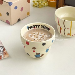 見栄えの良いカップ、かわいくてクリエイティブなウォーターカップ、カップルモデル、コーヒーカップペア、オフィスマグ、セラミックハンドカップ
