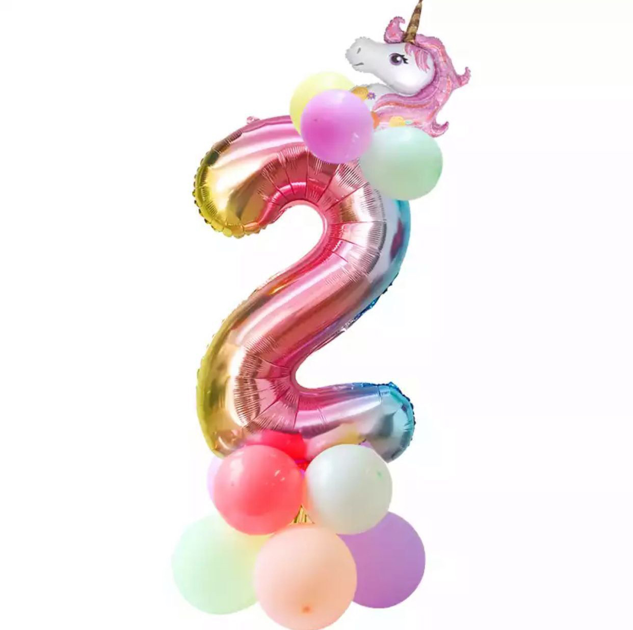 32寸站立白色皇冠数字气球ins风小清新铝膜气球 儿童生日派对装饰-阿里巴巴