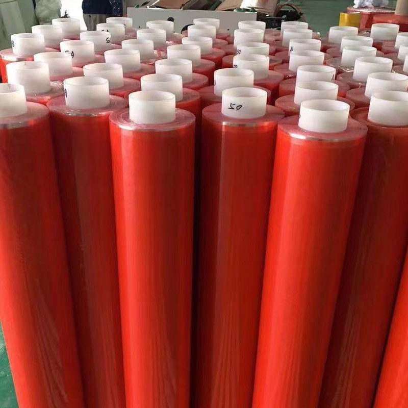 厂家直销7965红膜pet 工业双面胶 代替德萨4965 高透无痕电子专用