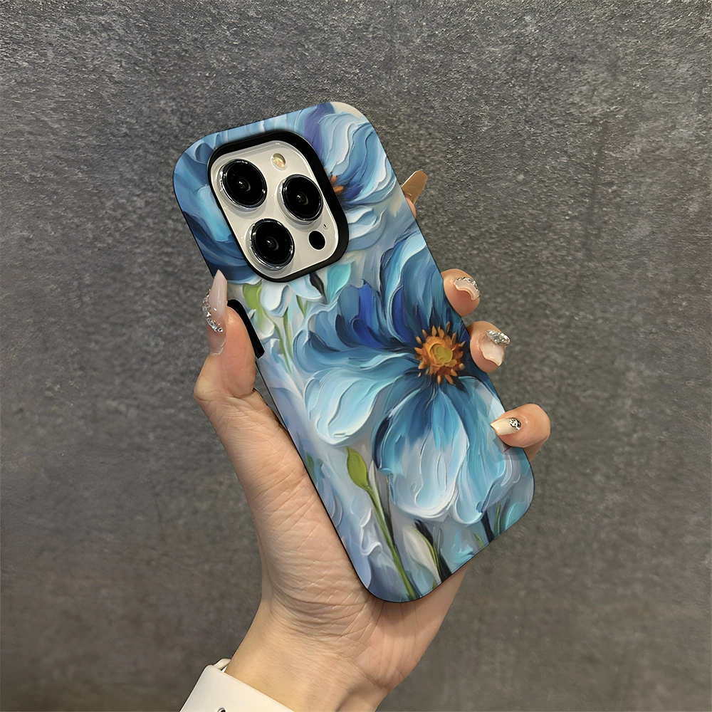 Яблоко, iPhone 17, iPhone 16, чехол для телефона, 2 в 1, украшенный цветами, iphone