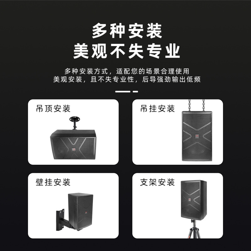 专业单12寸家庭娱乐KTV酒吧音响套装家用客厅卡拉OK影院组合音箱|undefined