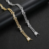 Brand necklace hip-hop style suitable for men and women, accessory for beloved, 10mm, European style