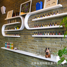 木质烤漆荣誉墙展示墙企业员工奖杯牌相框一字隔板制定陈列架