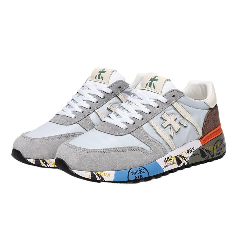 Comercio exterior transfronterizo nuevos zapatos masculinos premium, suela gruesa transpirable, zapatos deportivos casuales de cuero anti-pelú.