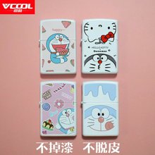 新品上市 哆啦A梦煤油打火机 机器猫图案叮当猫系列 防风厂家批发
