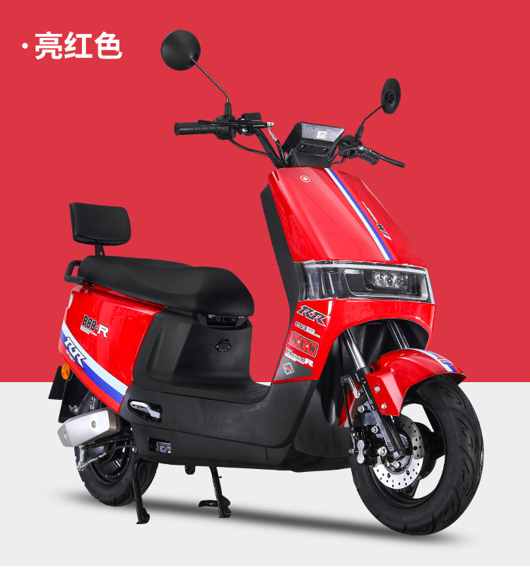 New Long-Distance Running King Electric Vehicle 72V Double Electric Motorcycle 60V Battery Vehicle High-Power High-Speed Electric Motorcycle Wholesale