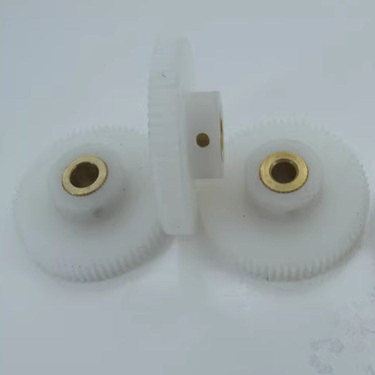 直齿轮POM尼龙0.5模36齿内孔镶铜套耐磨DIY必选航模车模配件