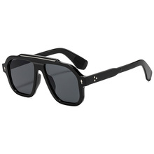 25新款高级感方框时尚防晒墨镜男女士开车垂钓骑车防紫外线太阳镜