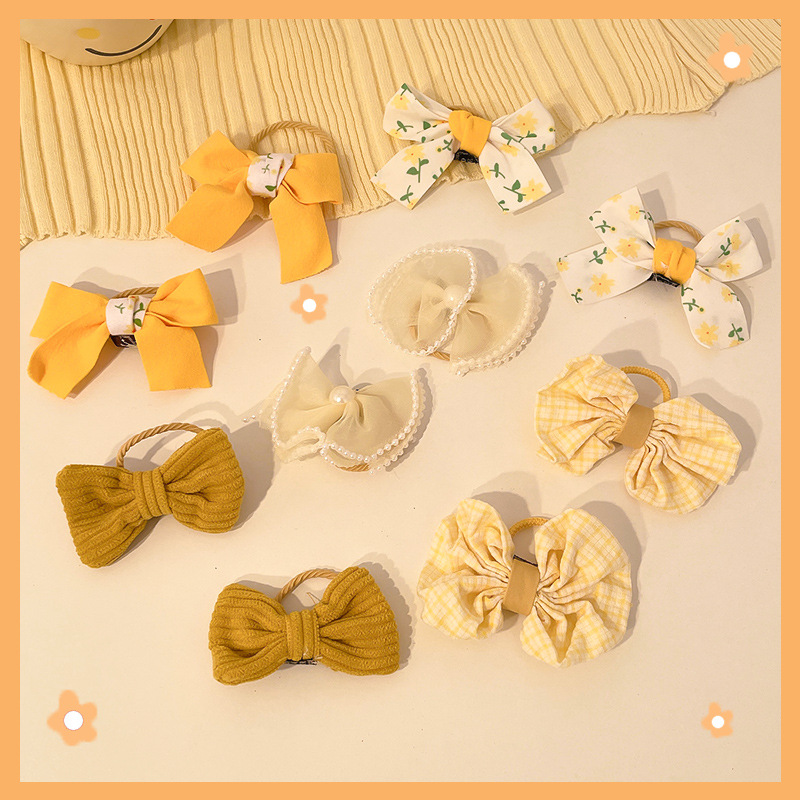 Niños lindos cuerdas de cabello rosa niñas no lastiman cuerdas de cabello de alta elasticidad correa de goma duradera niñas adornos de cabello de cola de caballo