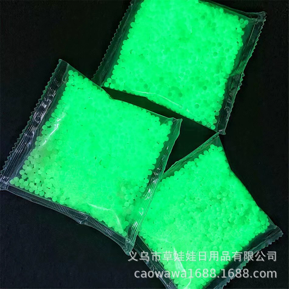 4000 шт 40 г пакет светящаяся Водяная бомба 7-8 мм Хрустальная бомба Team Tracking Bomb флуоресцентная бомба мигающие светящиеся шарики