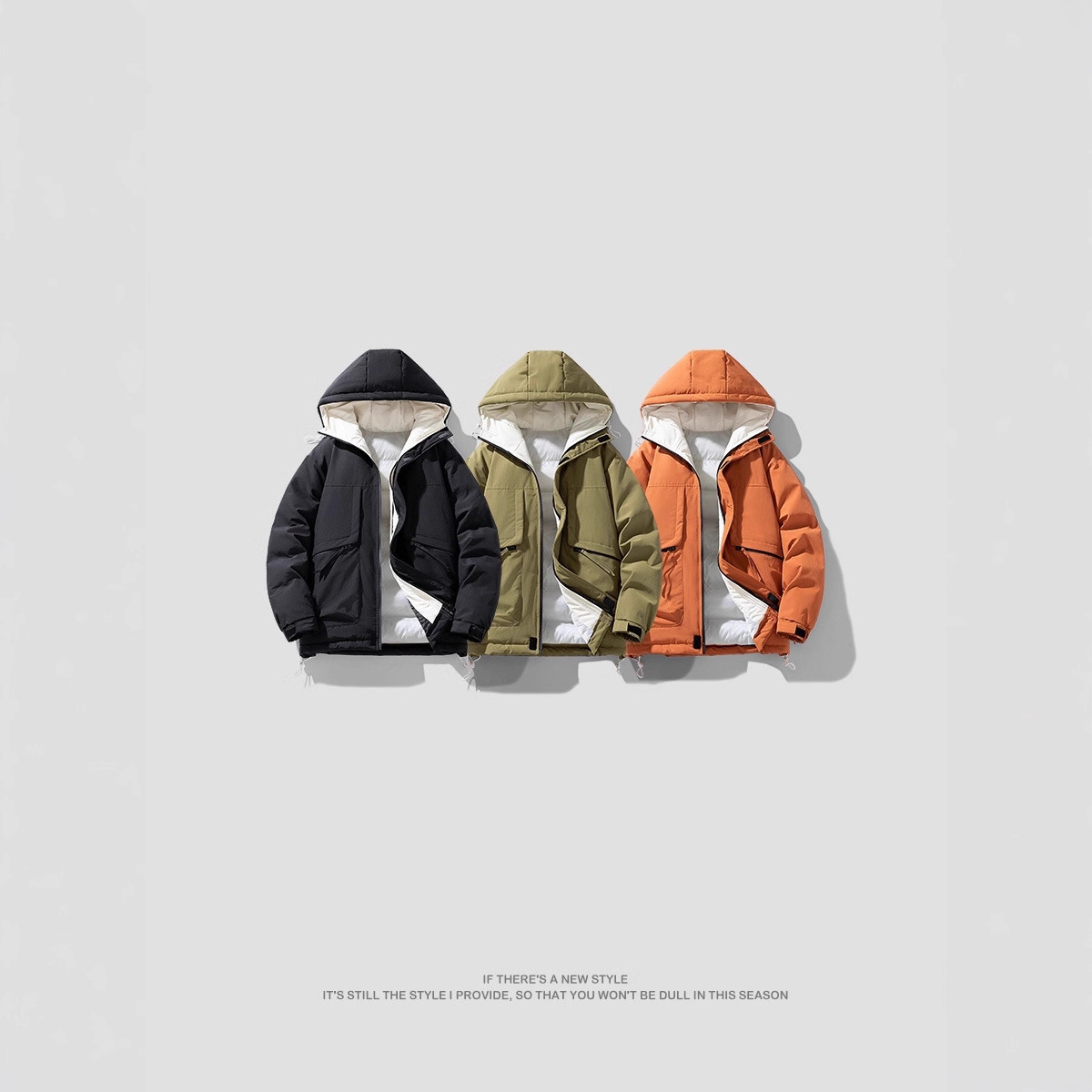 棉衣秋冬新款加厚保暖连帽宽松青春棉衣外套棉袄男款潮男外贸团购