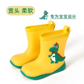 儿童雨鞋3-6岁幼儿园宝宝水鞋男女童卡通雨靴大童小孩防滑橡胶鞋