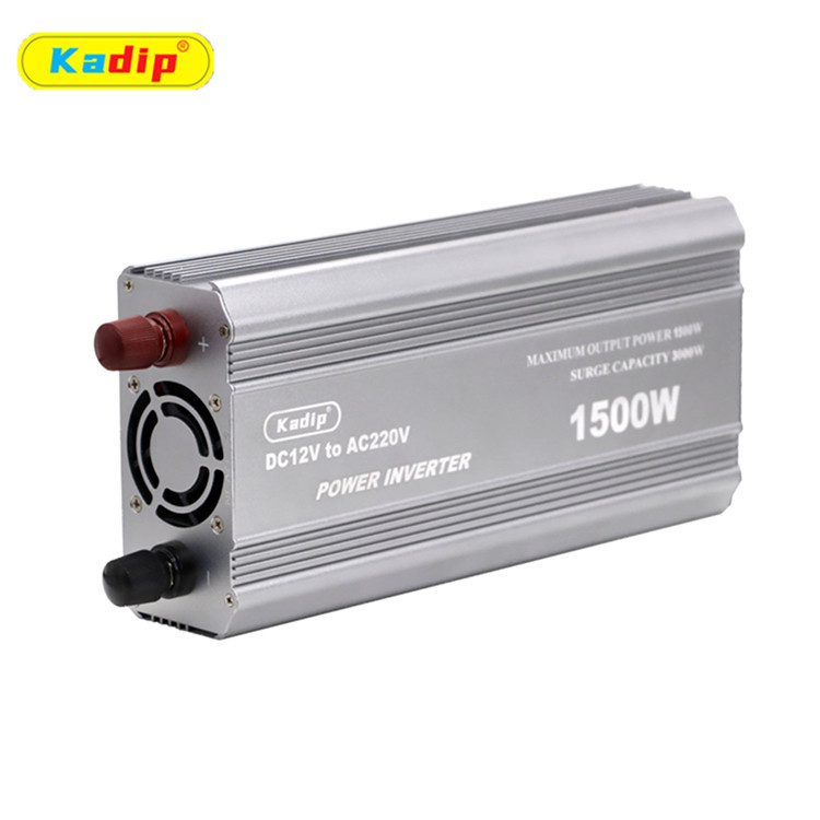 卡迪普足功率1500W修正弦波逆变器12V转220V英规插座电源转换器