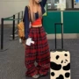 春秋款撞色宽松跨境休闲裤