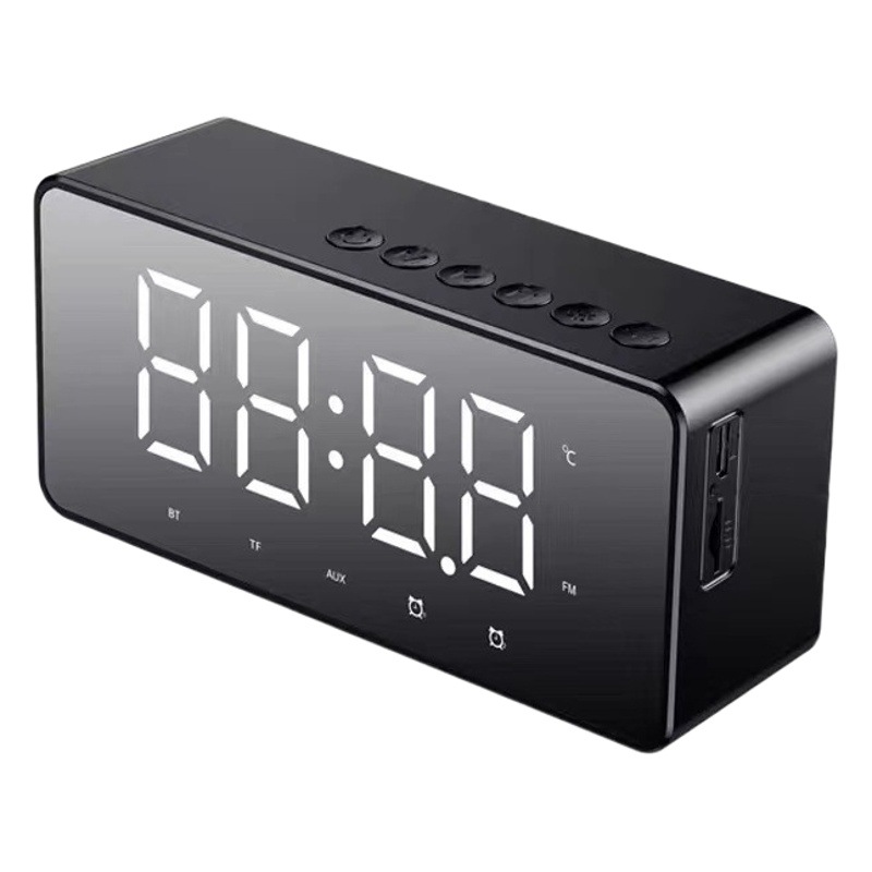 Aigo audio Bluetooth inalámbrico pequeño reloj despertador de cabecera altavoz inteligente hogar al aire libre regalo la fábrica por mayor