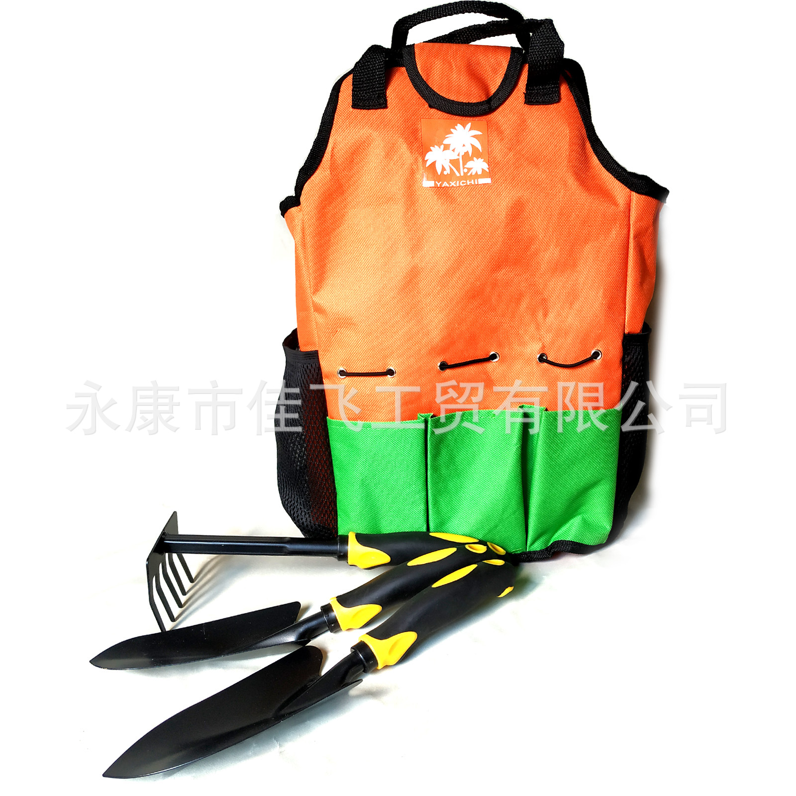 现货清仓 600D涤纶园林防水手提袋子园艺花园套装工具包玩具收纳