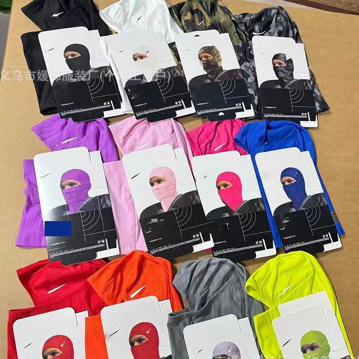 Cross-border wholesale balaclava cycling mask for men and women, ski windproof hood, outdoor thermal protection, customizable with logo